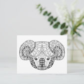 Geïnspireerd Koala Beer Briefkaart (Staand voorkant)