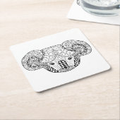 Geïnspireerd Koala Beer Kartonnen Onderzetters (Schuin)