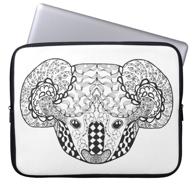 Geïnspireerd Koala Beer Laptop Sleeve (Voorkant)
