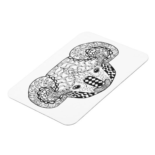 Geïnspireerd Koala Beer Magneet (Linkerzijde)