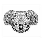 Geïnspireerd Koala Beer Rubberstempel (Afrduk)