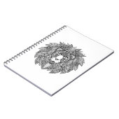 Geïnspireerd leeuwhoofd 4 notitieboek (Linkerzijde)