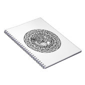 Geïnspireerd Mandala Autumn Oak Leaf Notitieboek (Rechterzijde)