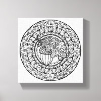 Geïnspireerd Mandala Herfst Eikenblad 6