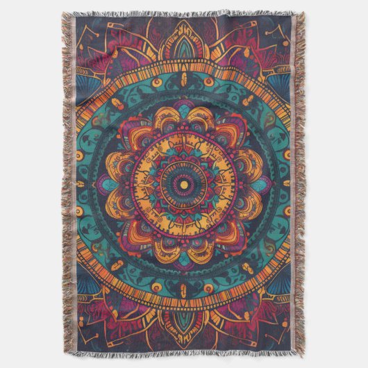  geïnspireerd Mandala Patroondepot Deken (Voorkant Verticaal)