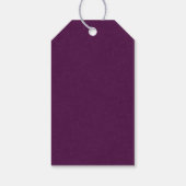 Geïnspireerd met liefdeskalligrafie Plum Line Art  Cadeaulabel (Achterkant)