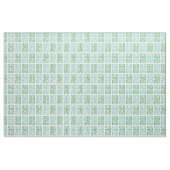 Geïnspireerd model voor mud afdrukken | Wit/groen/ Stof (Fat Quarter)