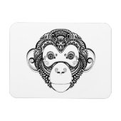 Geïnspireerd monkeyontwerp magneet (Horizontaal)