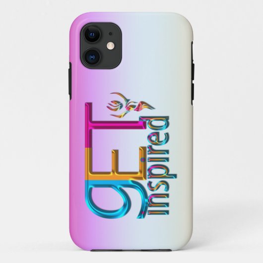 Geïnspireerd ~ Neon Case-Mate iPhone Case (Achterkant)