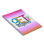 Geïnspireerd ~ Neon Notitieboek (Rechterzijde)