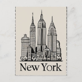  geïnspireerd New York Briefkaart