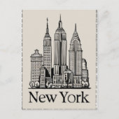 geïnspireerd New York Briefkaart (Voorkant)