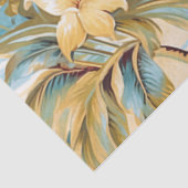 geïnspireerd oceaan Uitzicht & vaas van bloemen Tissuepapier (Detail)