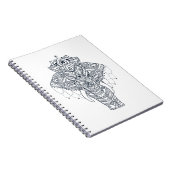 Geïnspireerd olifant notitieboek (Rechterzijde)
