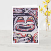 Geïnspireerd ontwerp voor de Native American North Kaart (Gele Bloem)