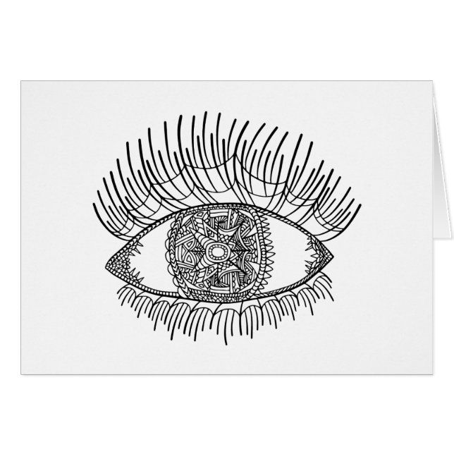 Geïnspireerd oog (Voorkant Horizontaal)