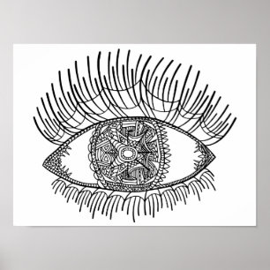 Geïnspireerd oog 2 poster
