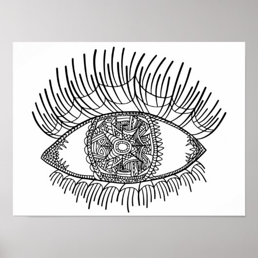 Geïnspireerd oog 2 poster (Voorkant)