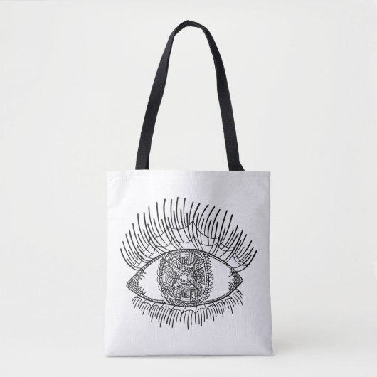 Geïnspireerd oog 2 tote bag (Voorkant)