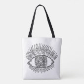 Geïnspireerd oog 2 tote bag (Achterkant)