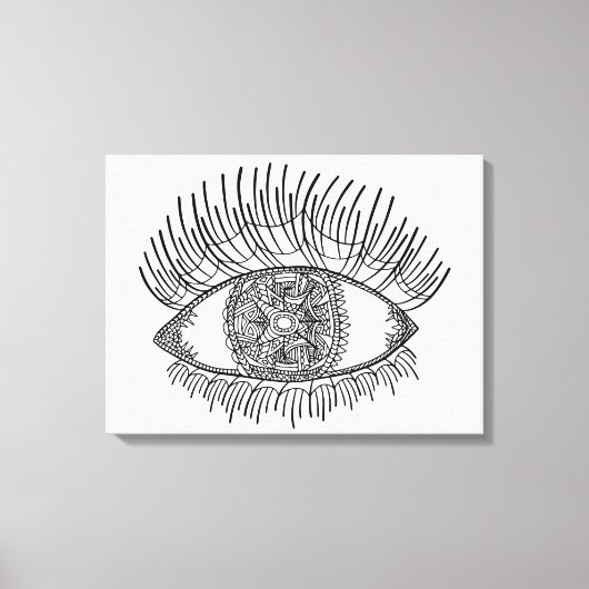 Geïnspireerd oog 6 canvas afdruk (Voorkant)