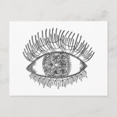 Geïnspireerd oog briefkaart (Voorkant)