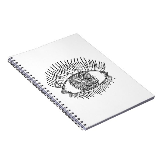 Geïnspireerd oog notitieboek (Rechterzijde)