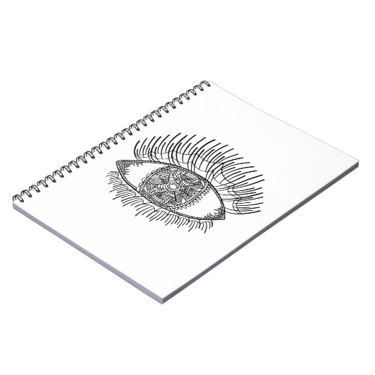 Geïnspireerd oog notitieboek (Linkerzijde)