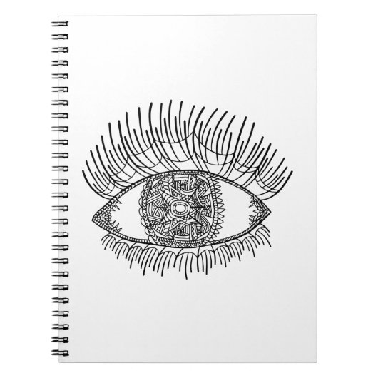 Geïnspireerd oog notitieboek (Voorkant)