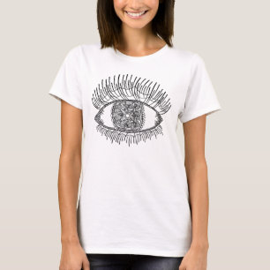 Geïnspireerd oog t-shirt