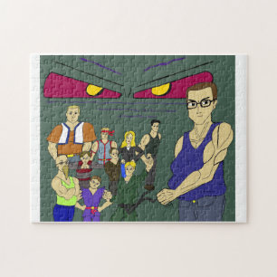 geïnspireerd op animatie voor klasgenoten legpuzzel