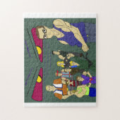 geïnspireerd op animatie voor klasgenoten legpuzzel (Verticaal)