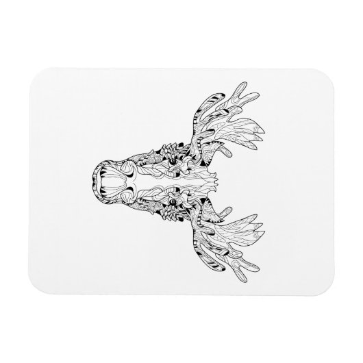 Geïnspireerd op een Elk Magneet (Horizontaal)