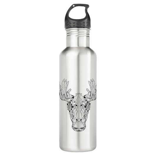 Geïnspireerd op een Elk Waterfles (Voorkant)