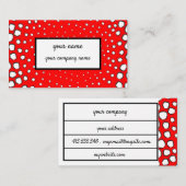 geïnspireerd op maat visitekaartje (Voorkant / Achterkant)