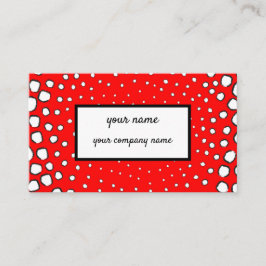 geïnspireerd op maat visitekaartje