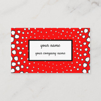 geïnspireerd op maat visitekaartje