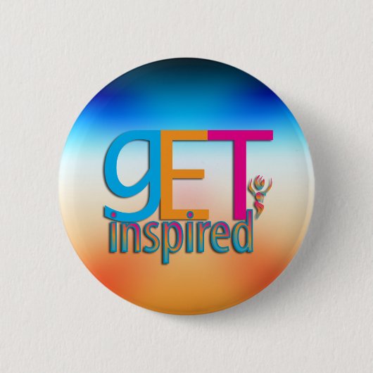 Geïnspireerd ~ Origineel Ronde Button 5,7 Cm (Voorkant)