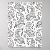 Geïnspireerd paisley-ontwerp 2 poster (Voorkant)