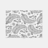 Geïnspireerd paisley-ontwerp fleece deken (Voorkant (Horizontaal))