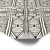 Geïnspireerd patroon 2 poster (Hoek)