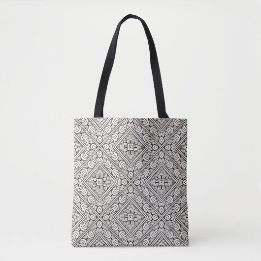 Geïnspireerd patroon 2 tote bag (Voorkant)