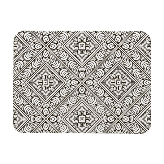 Geïnspireerd patroon magneet (Horizontaal)