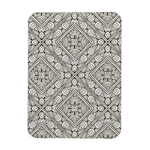 Geïnspireerd patroon magneet