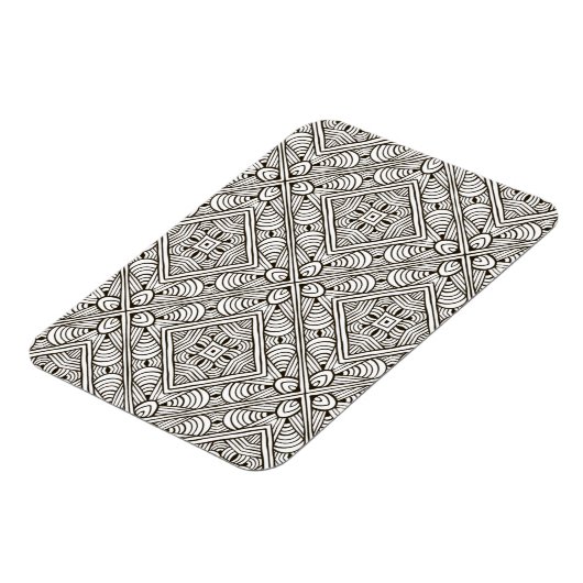 Geïnspireerd patroon magneet (Linkerzijde)