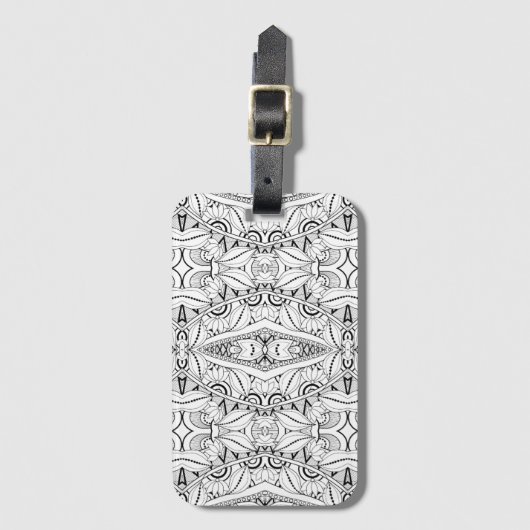 Geïnspireerd proefontwerp bagagelabel (Voorkant (verticaal))