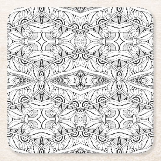 Geïnspireerd proefontwerp kartonnen onderzetters (Voorkant)