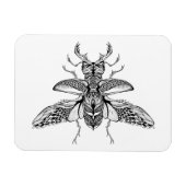 Geïnspireerd Psychedelic Stag-Beetle Magneet (Horizontaal)