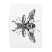 Geïnspireerd Psychedelic Stag-Beetle Magneet (Verticaal)
