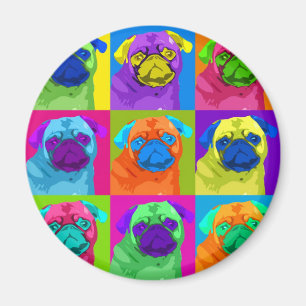 geïnspireerd Pug Magnet